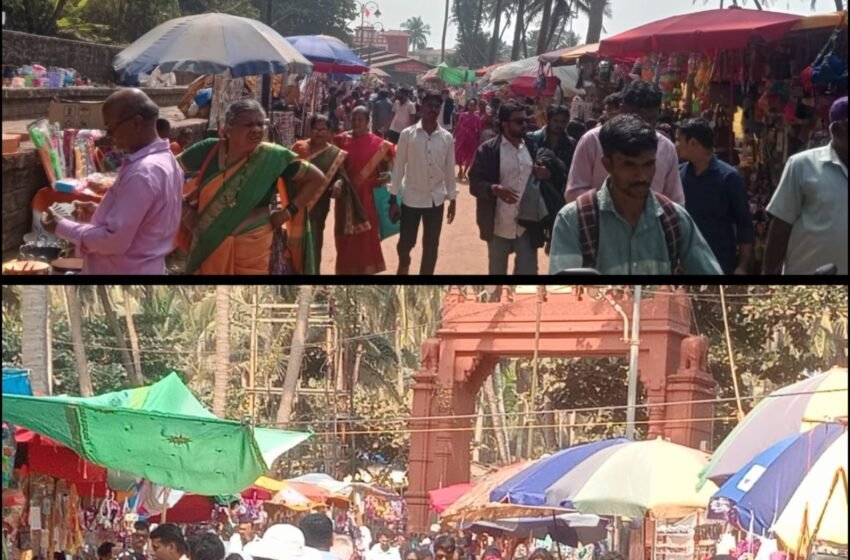  गणपतीपुळे येथे माघी यात्रेला भाविकांचा जनसागर