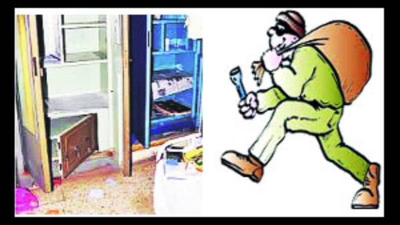 शिरगाव येथे घरफोडीत १ लाखाचा मुद्देमाल लंपास