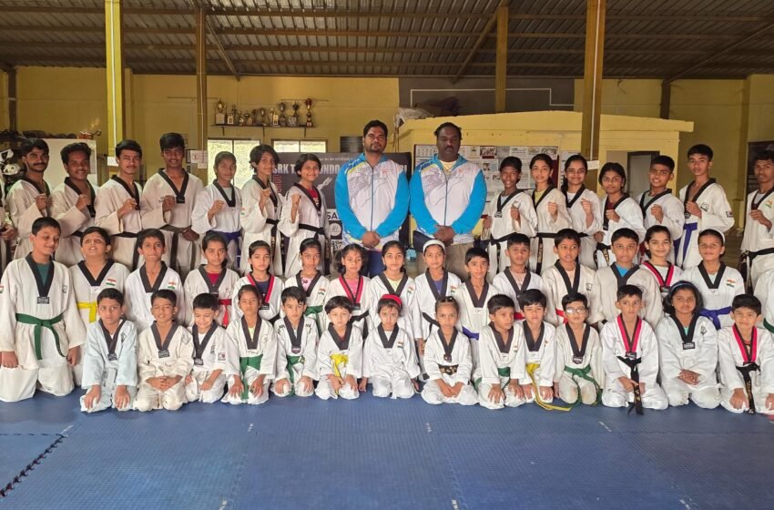  जिल्हास्तरीय ओपन तायक्वांदो स्पर्धेसाठी एसआरके क्लबचा संघ सज्ज