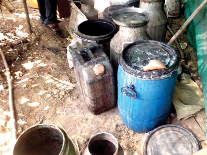  विनापरवाना हातभट्टी दारु विक्रीवर कारवाई