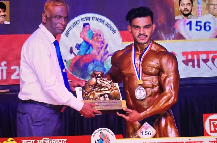  सुरेश भातडे याची ‘महाराष्ट्र श्री’ स्पर्धेत रौप्य पदकावर मोहोर