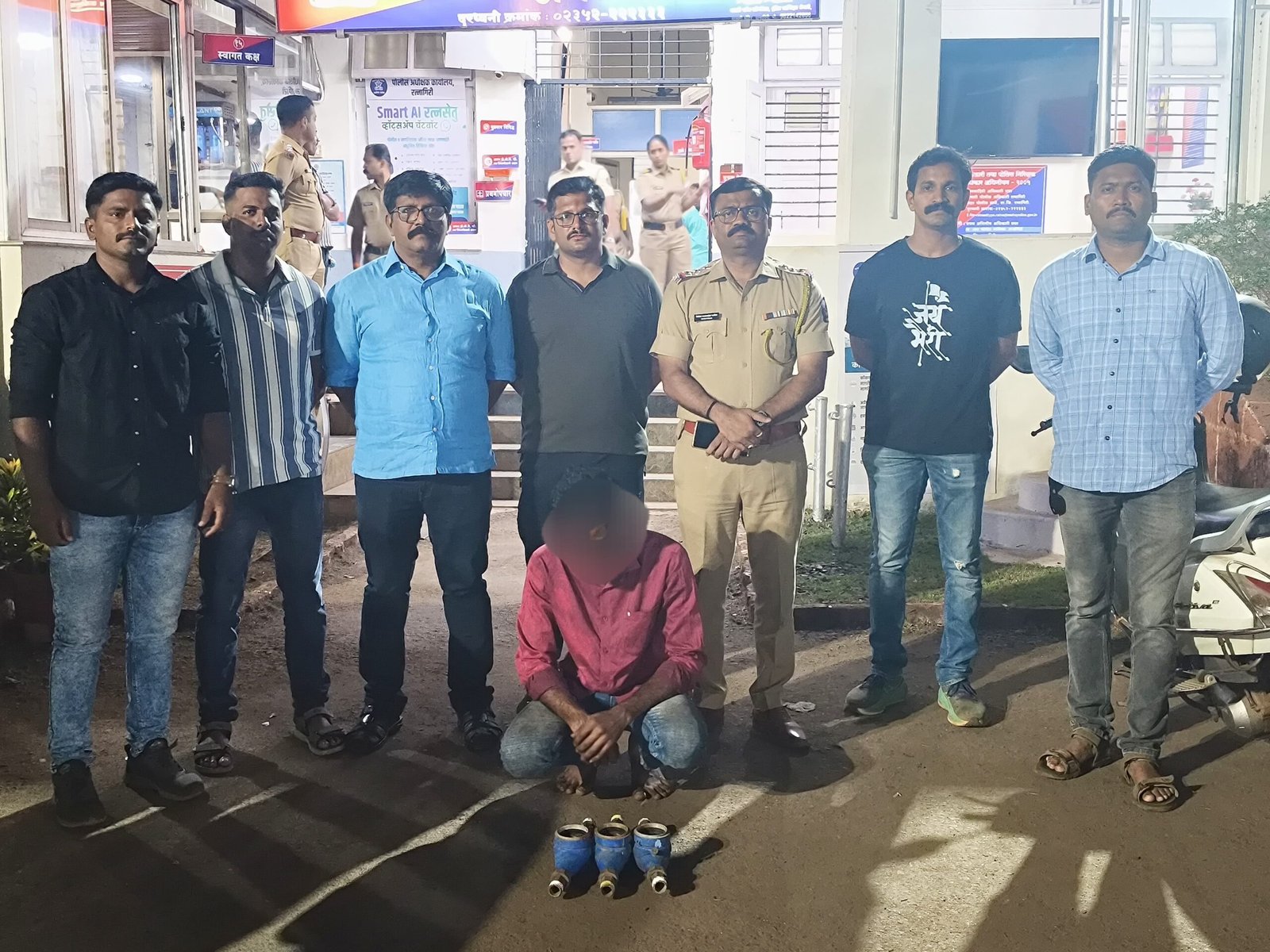 बीएसएनएलऑफिस परिसरातून पाणी मीटर चोरणारा चोरटा गजाआड