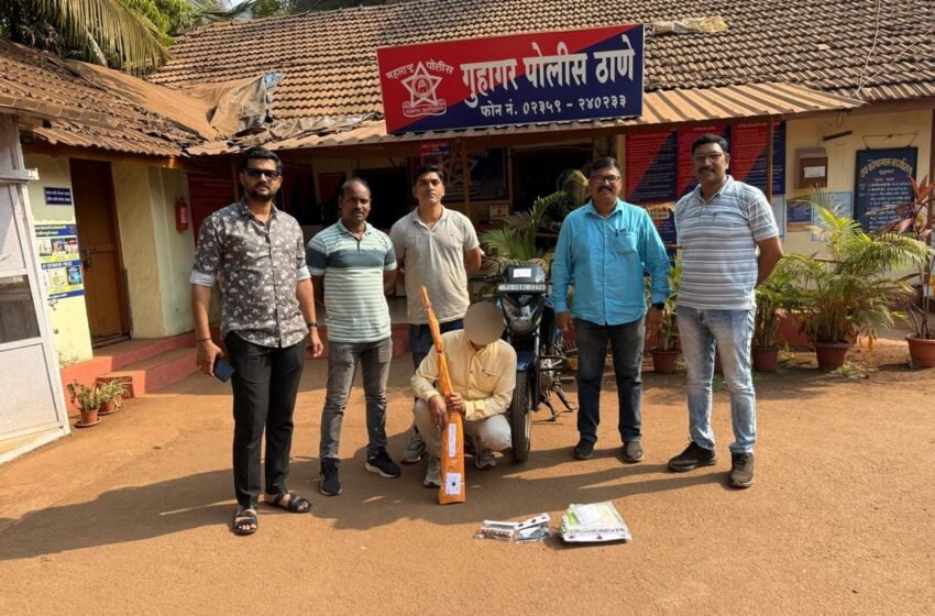  स्थानिक गुन्हे अन्वेषण शाखेची मोठी कारवाई; अवैध शस्त्रे बाळगणाऱ्यास अटक