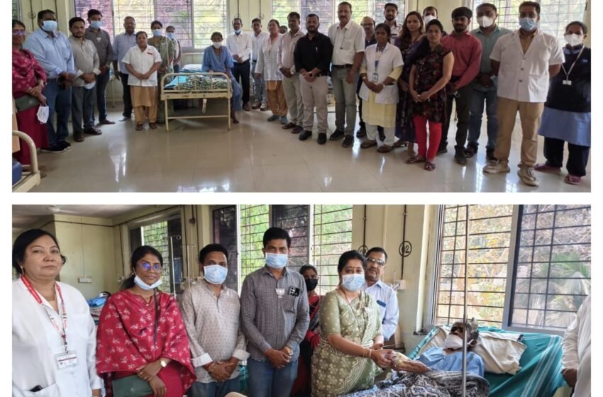  नगरसेविका वर्षा ढेकणे व दादा ढेकणे यांचा स्तुत्य उपक्रम; ६ रुग्णांचे स्वीकारले पालकत्व