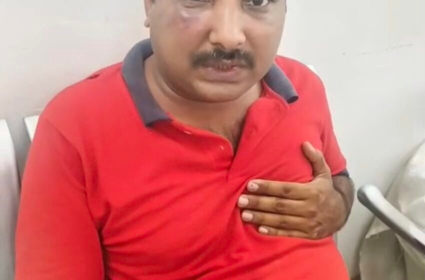  चिपळुणात १० ते १५ जणांकडून पत्रकाराला मारहाण