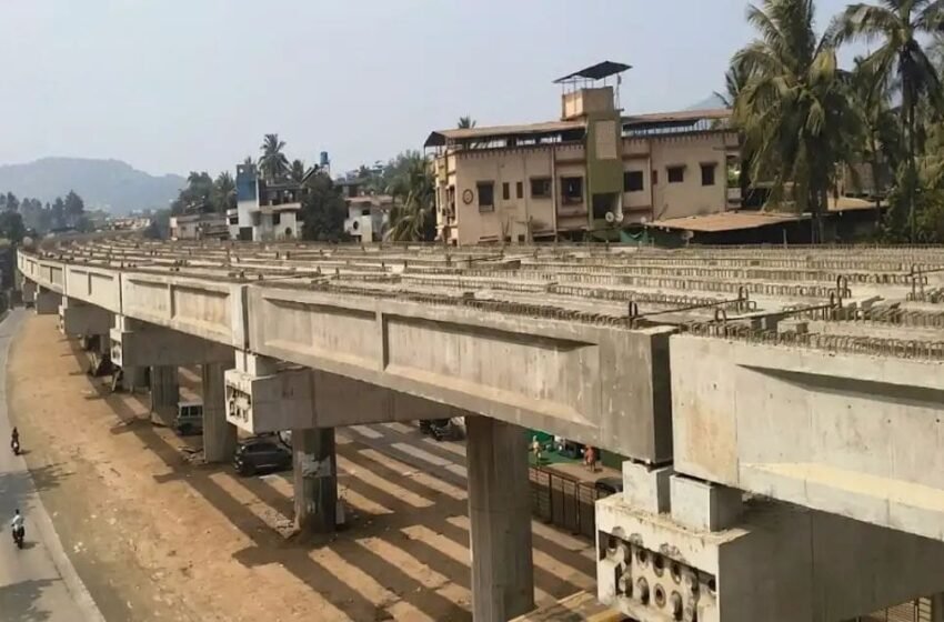  चिपळूण उड्डाणपुलाचे काम पुन्हा रखडले