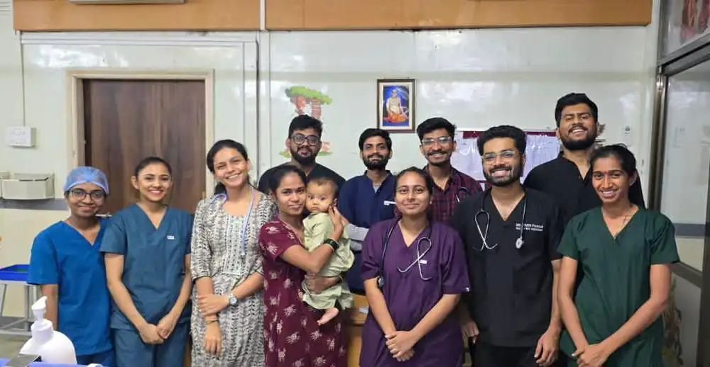 सर्पदंश झालेल्या ६ महिन्यांच्या बाळाला वाचवण्यात यश