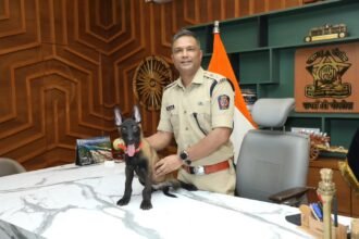 रत्नागिरी पोलीस दलात बेल्जियन मालिनॉइस श्वान दाखल