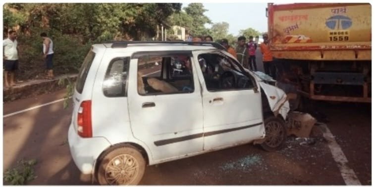  कार चालकाची डुलकी बेतली जीवावर