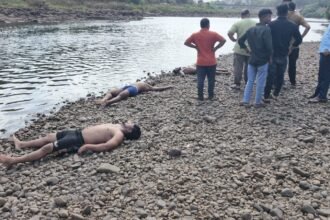जगबुडी नदीत तिघा तरुणांचा बुडून मृत्यू
