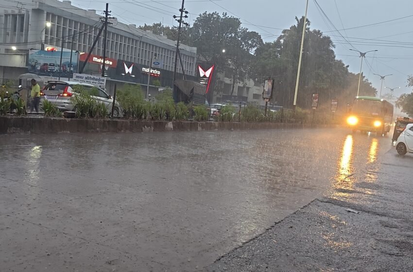  मृगाच्या मुहुर्तावर दमदार पावसाचे आगमन