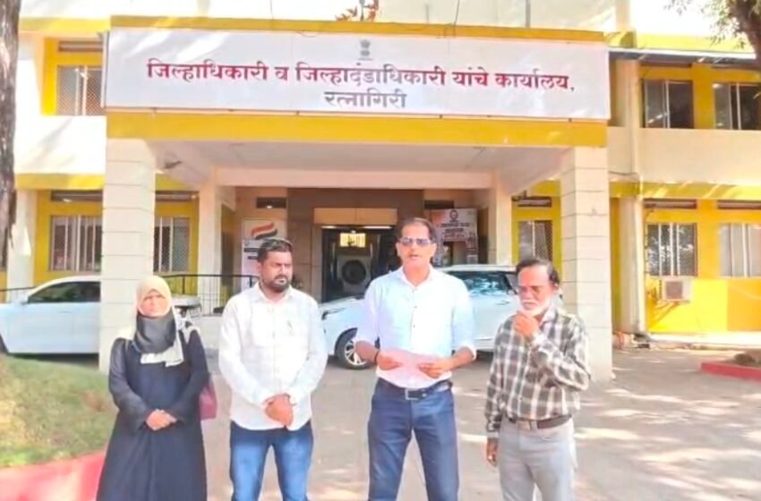  दूषित आणि रासायनिक पाण्याबाबत युवक क्रांती सेनेचे जिल्हाधिकाऱ्यांना निवेदन