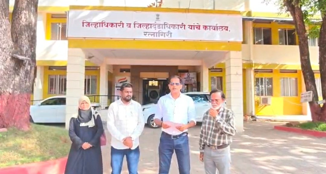 दूषित आणि रासायनिक पाण्याबाबत युवक क्रांती सेनेचे जिल्हाधिकाऱ्यांना निवेदन