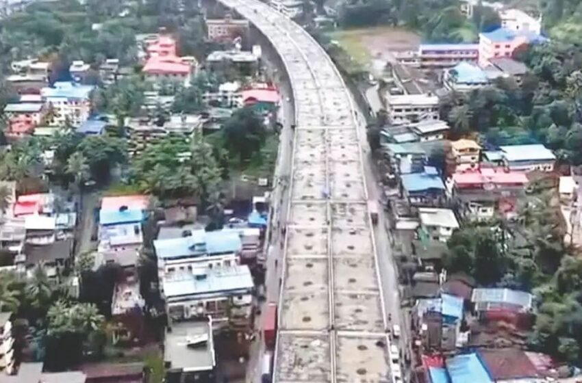  चिपळुणातील सर्वात लांब उड्डाणपुलाचे काम पूर्णत्वाकडे