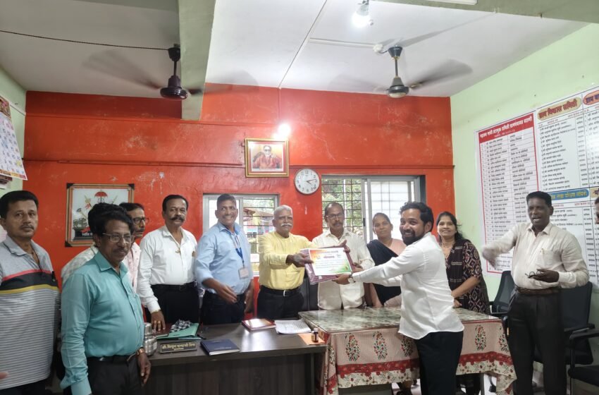  बसणी तंटामुक्ती समितीवर चंदन बसणकर यांची बिनविरोध निवड