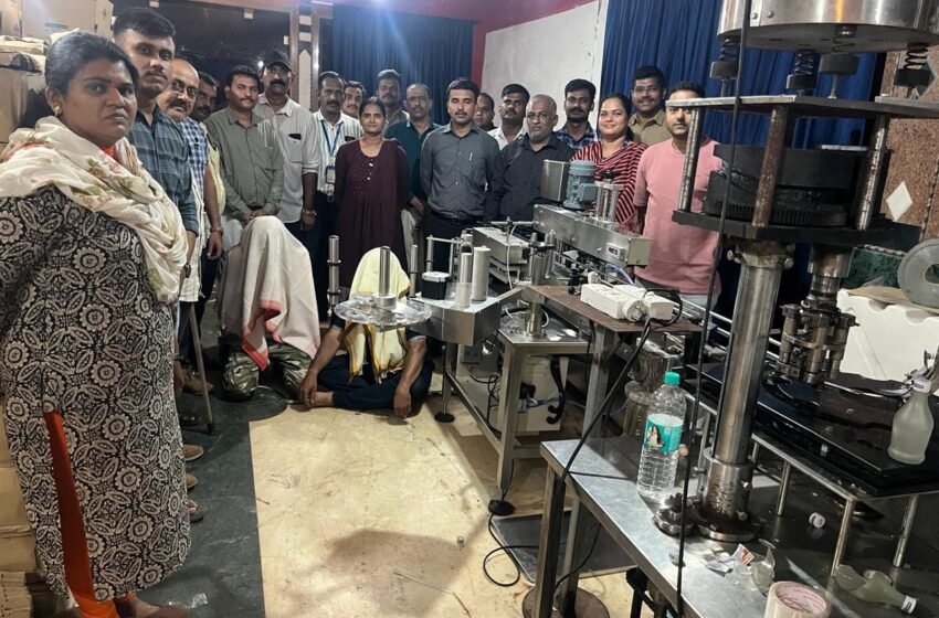  तळगाव येथे गोवा बनावट दारूचा कारखाना उध्वस्त