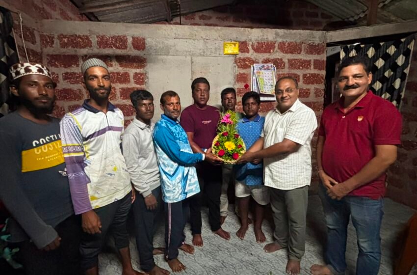  मच्छिमारांचे प्राण वाचवणाऱ्या ७ जणांचा सत्कार