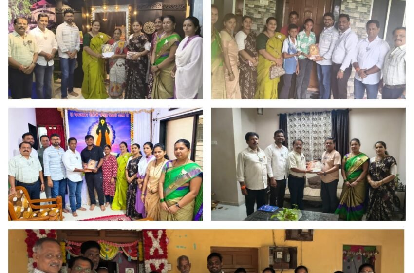  भारतीय जनता पार्टी आयोजित गणेश सजावट स्पर्धा उत्साहात संपन्न; विजेत्यांचा करण्यात आला गौरव.