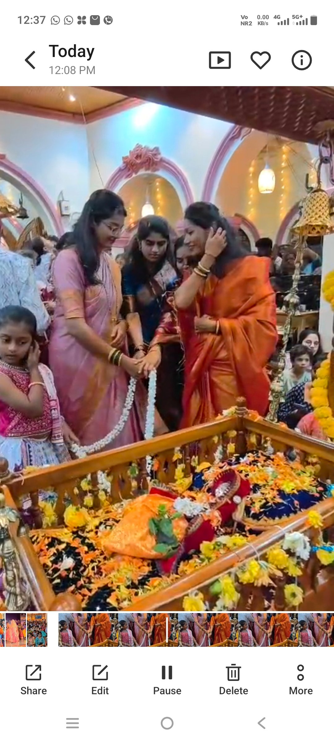 रत्नागिरीच्या राधाकृष्ण मंदिरात कृष्णजन्माष्टमी सोहळा भक्तिमय वातावरणात संपन्न