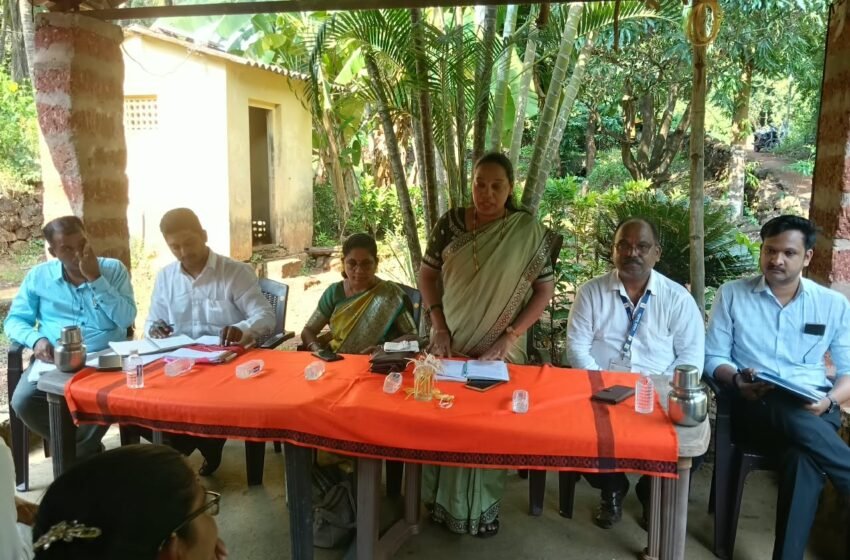  पाणीटंचाई नियोजनाबाबत जयगड परिसरातील ग्रामपंचायतींची सभा
