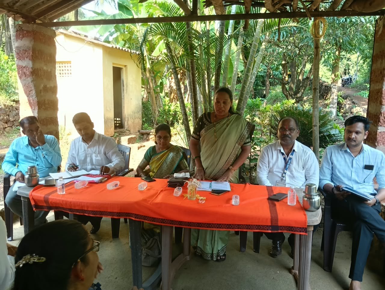 पाणीटंचाई नियोजनाबाबत जयगड परिसरातील ग्रामपंचायतींची सभा