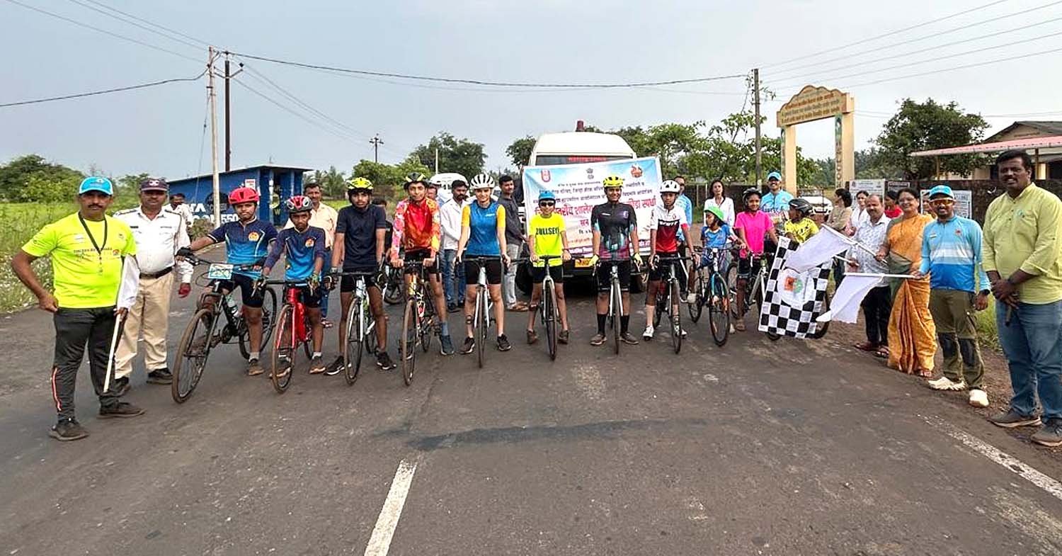जिल्हास्तरीय शालेय सायकलिंग स्पर्धा रत्नागिरीत उत्साहात